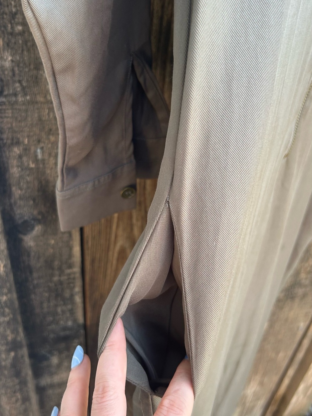 Smash + Tess Olive Green/Taupe Utility Jumpsuit - Picture 3 of 5